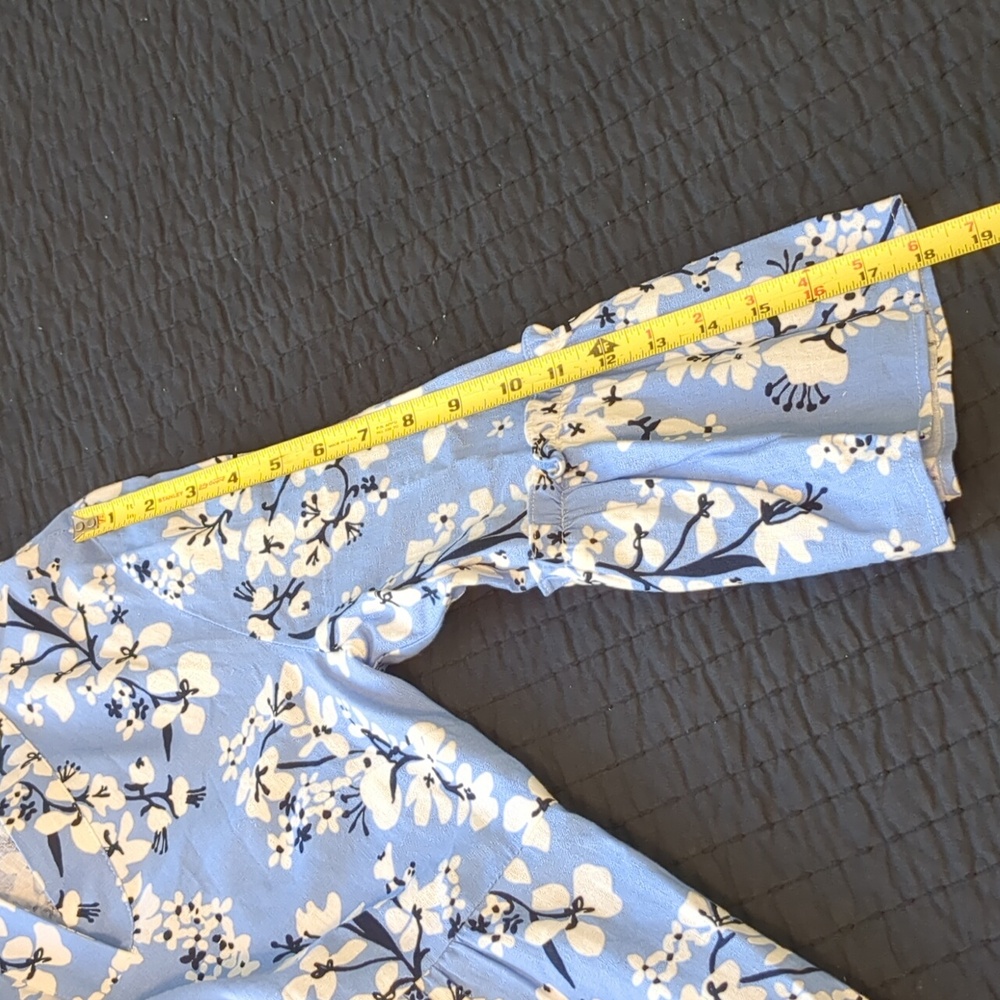 Sail to Sable Floral Bell Sleeve Dress Sz. XS - Picture 8 of 8